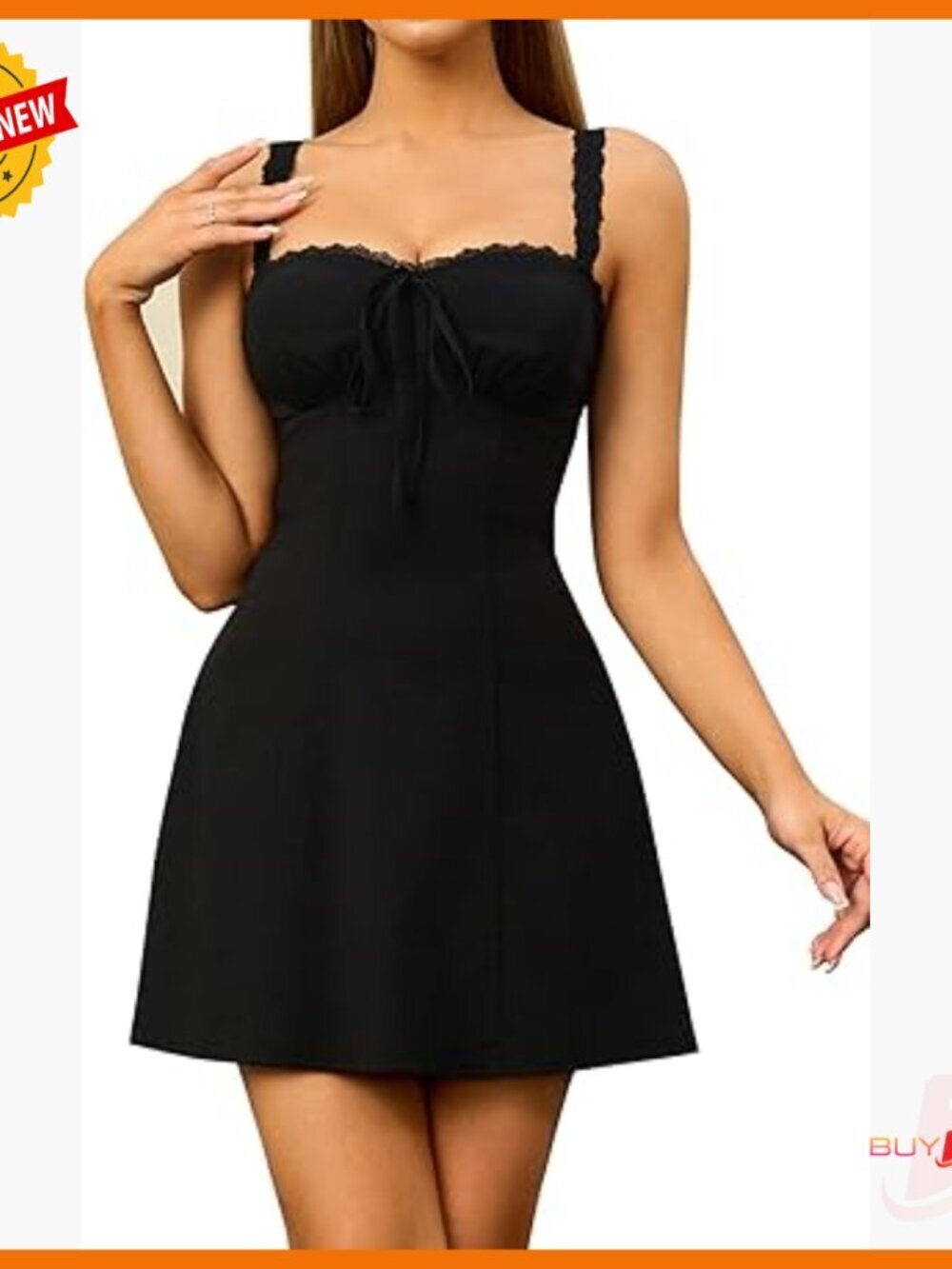 Sleeveless Lace Sweetheart Neckline A-Line Mini Dress for Graduation Casual Wear